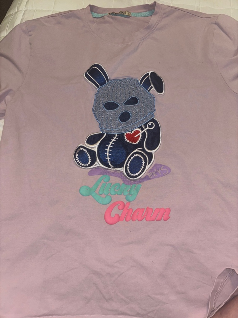 Lucky Charm Short Sleeve Tee - Lavender
